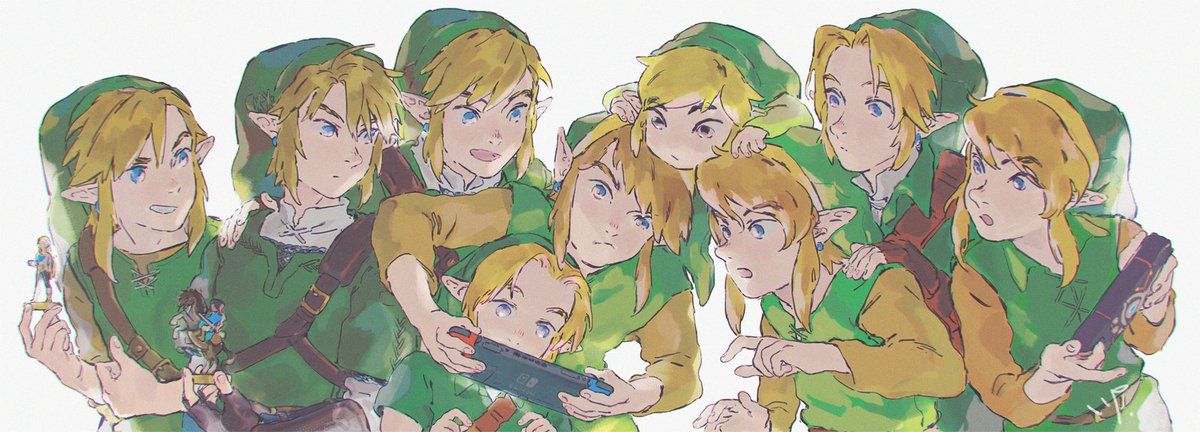 Links Playing BoTW