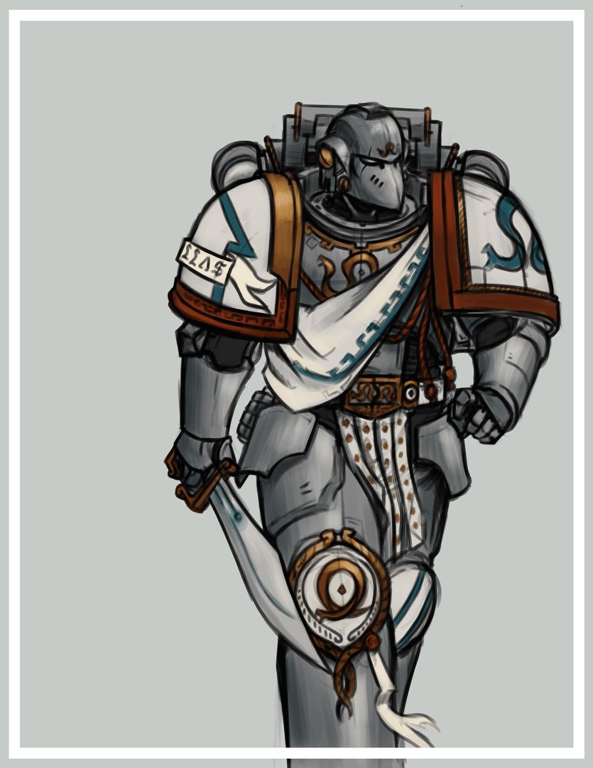 Little color pass on the Iron snake fanart WIP