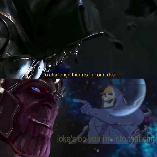 Little does he know...