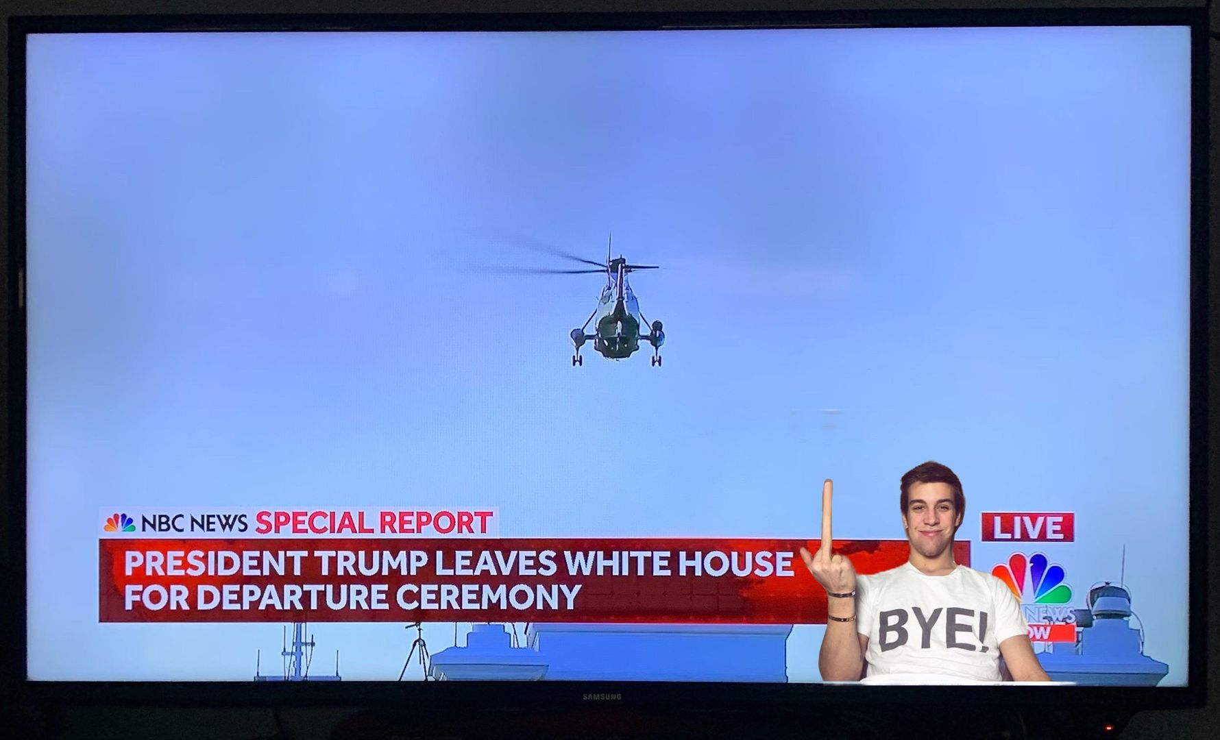 Live Look: Traitor and Insurrectionist flees US