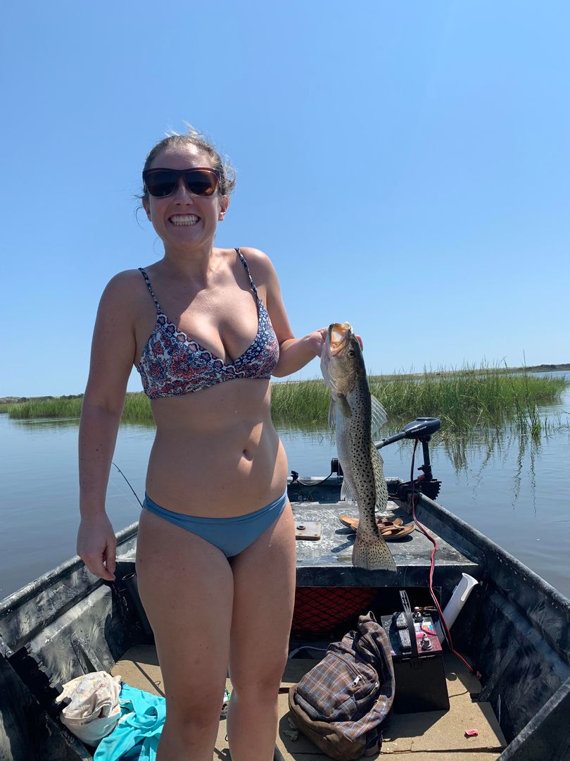 Live trout action