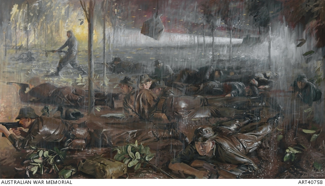 Long Tan action, Vietnam, 18 August 1966 by Bruce Fletcher. (640 x 368)