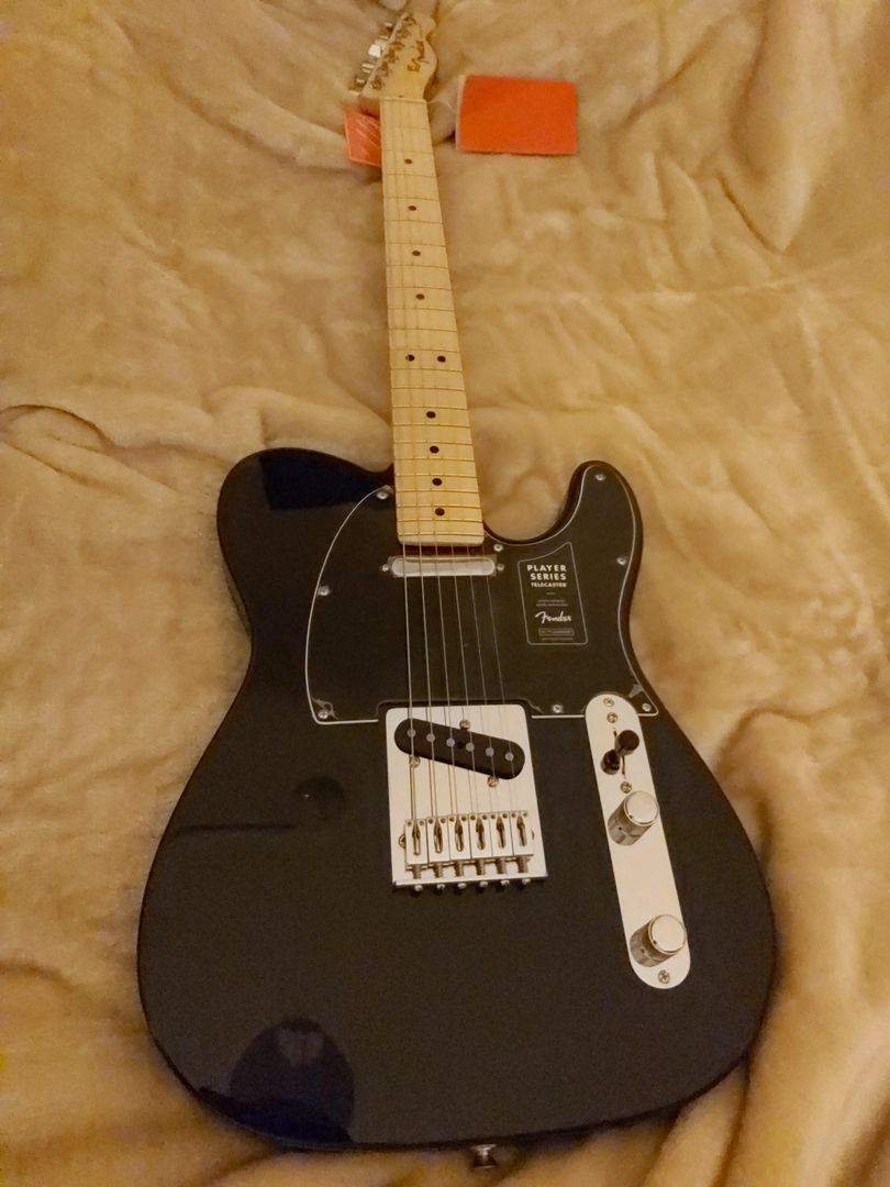 Loving my new guitar.