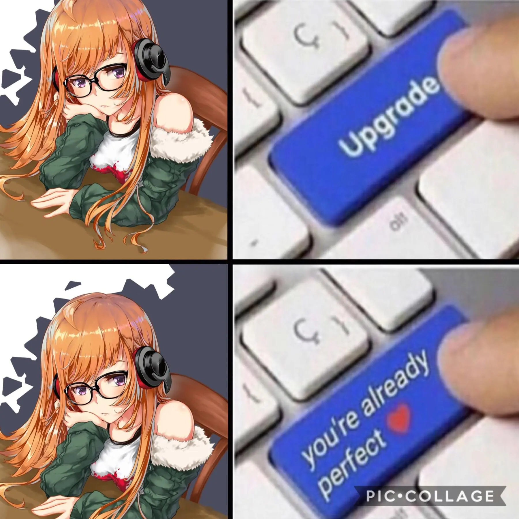 Low effort Futaba meme | Scrolller