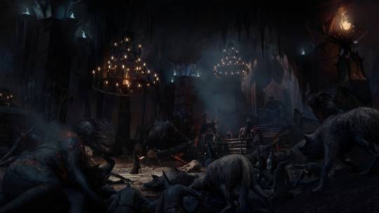 'Luthien Sends the Court of Morgoth to Sleep With a Song of Enchantment' by Pete Amachree