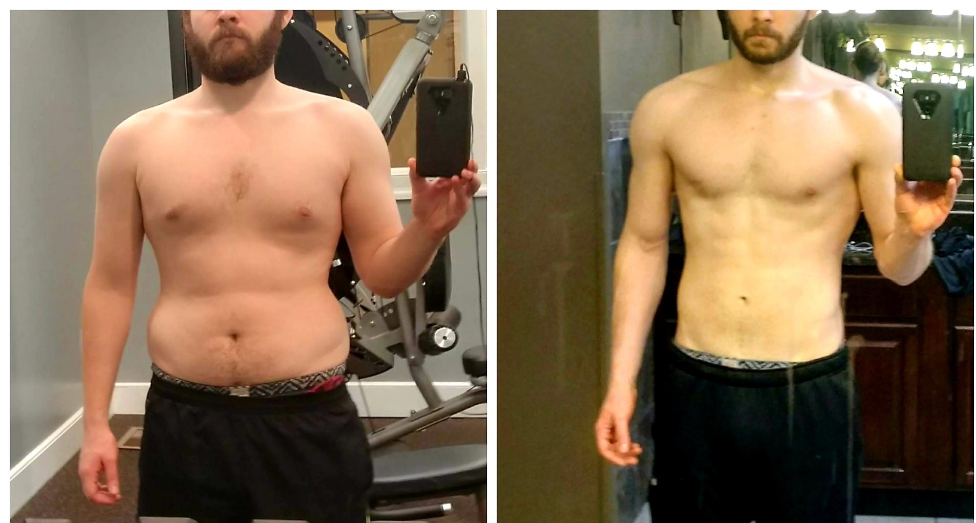 M/28/5'9" [190lbs to 155lbs] (4 months)