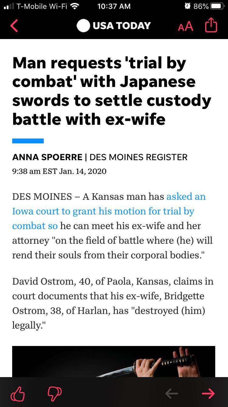 M’lady no more
