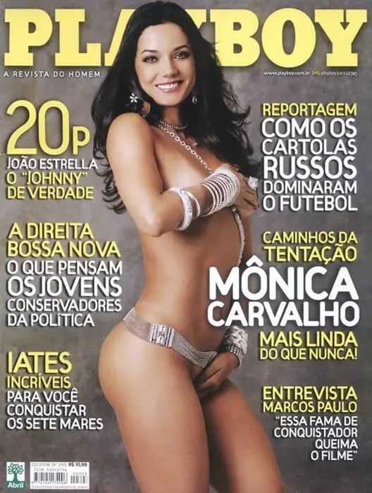 Mônica Carvalho (Playboy Brazil, February 2008) | Scrolller