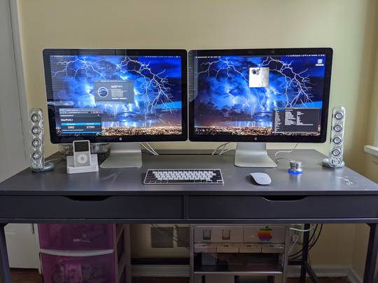 Mac Pro 2012 Setup (work in progress). Specs in comments.
