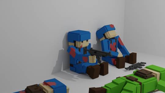 Made a cool Blender Render Only took like 10 minutes to create