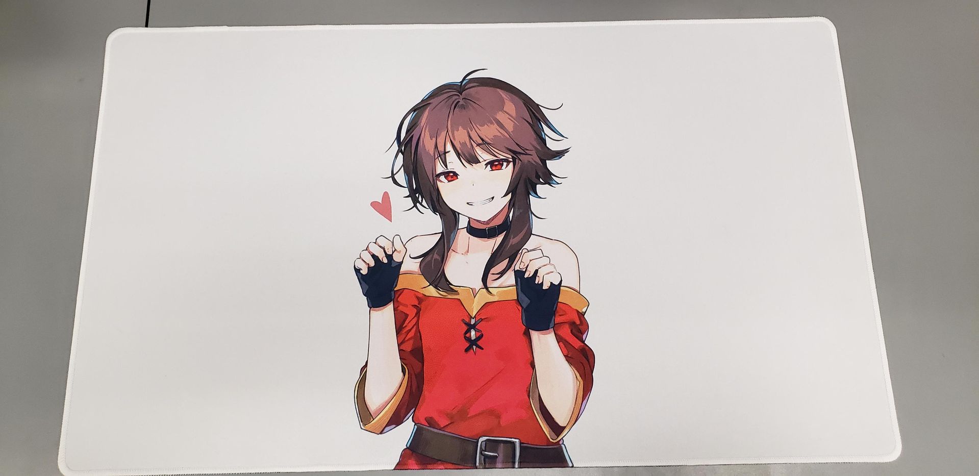 Made a custom Megumin MTG playmat