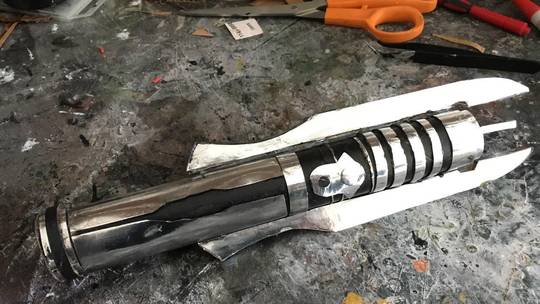 Made a Simple Darth Revan Lightsaber[self]
