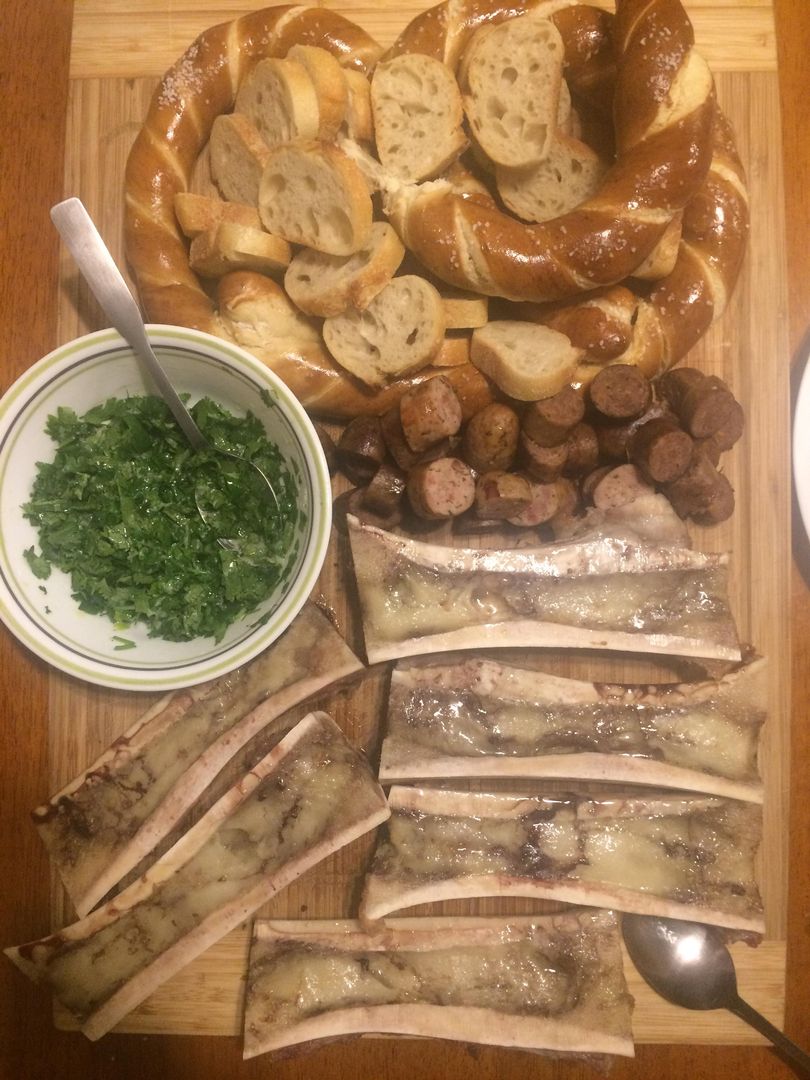 Made beef bone marrow today