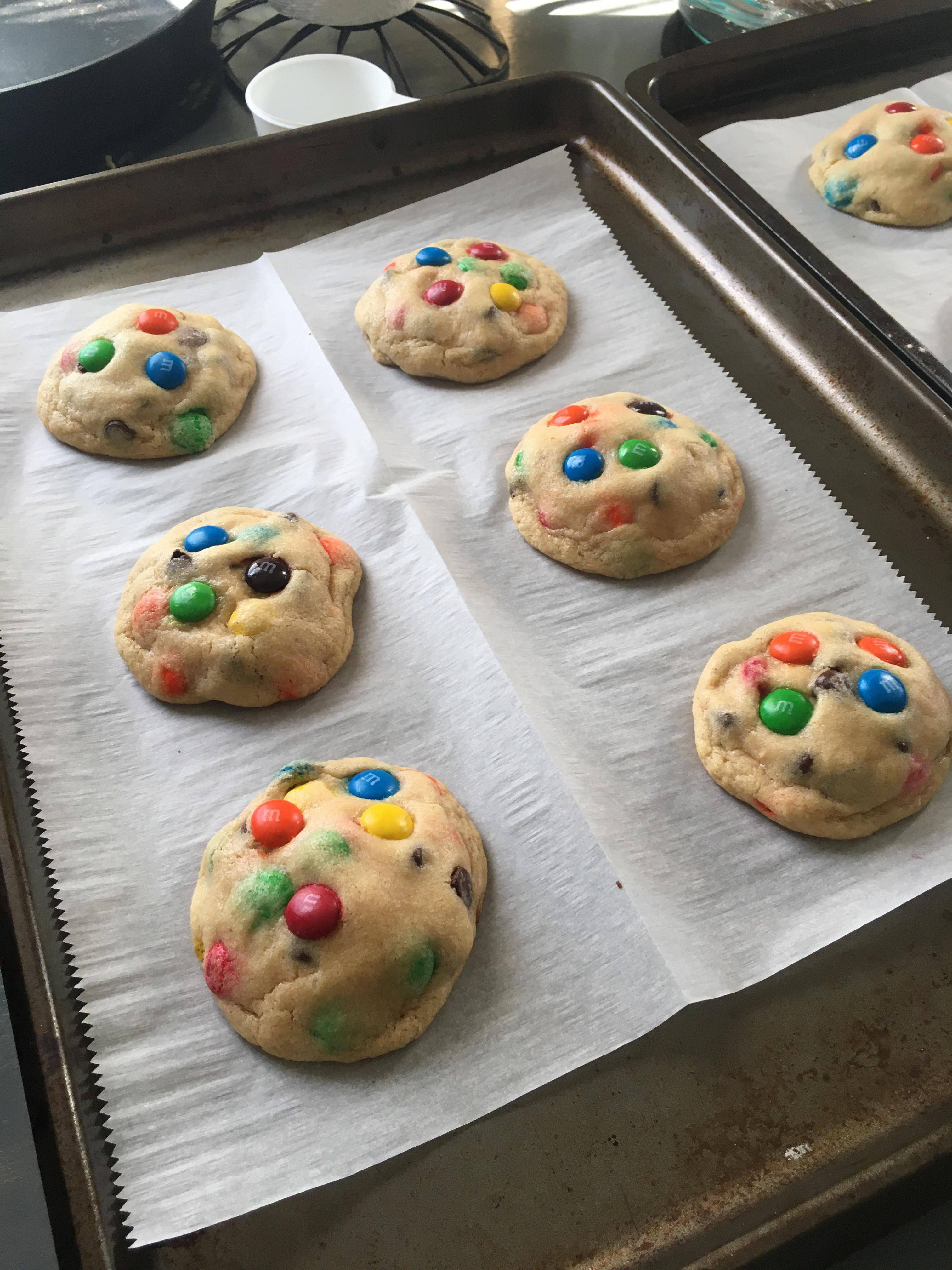 Made chocolate chip, M&amp;M cookies (from scratch) for my kiddos. | Scrolller