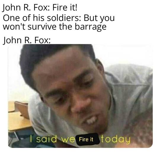 Making a meme about every WW2 Medal of Honor recipient in alphabetical order by last name Day 129 John R. Fox