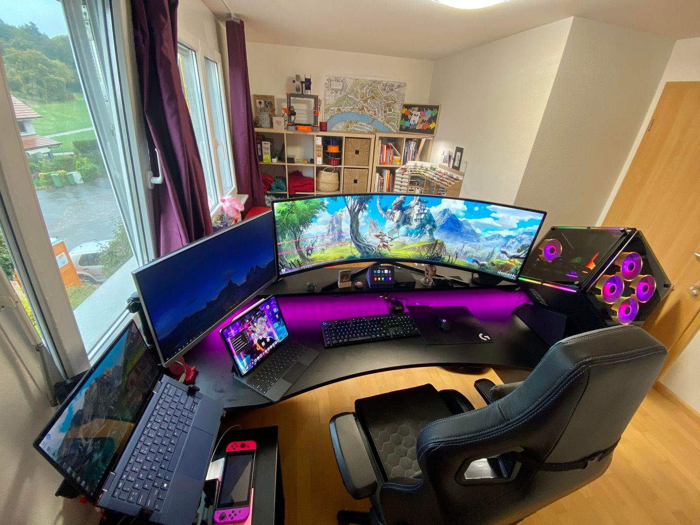 Making progress towards full ascension with my Home Office setup