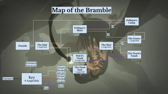 Map of Dark Bramble, Visualized