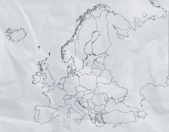 Map of Europe I drew from memory (really I swear guys)