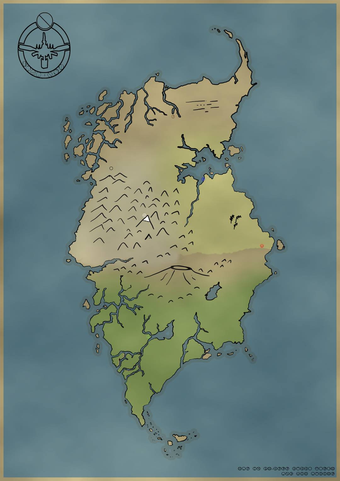 Map of Mata Nui I made