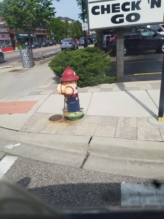 Mario Fire hydrant