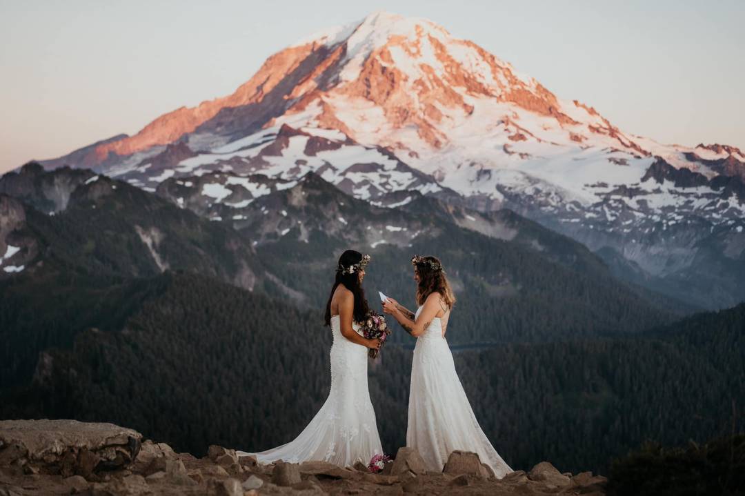 Married my best friend at Mt. Rainier yesterday