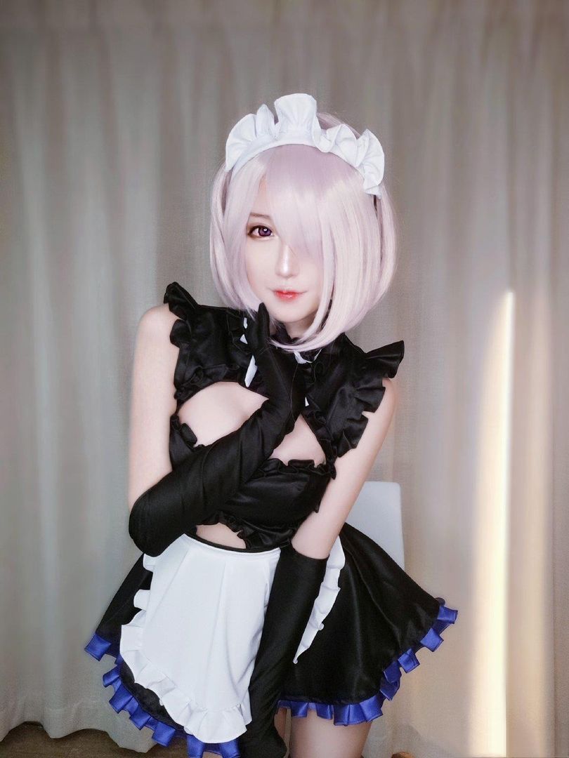 Mashu Maid Cosplay by 腐团儿Ikaros