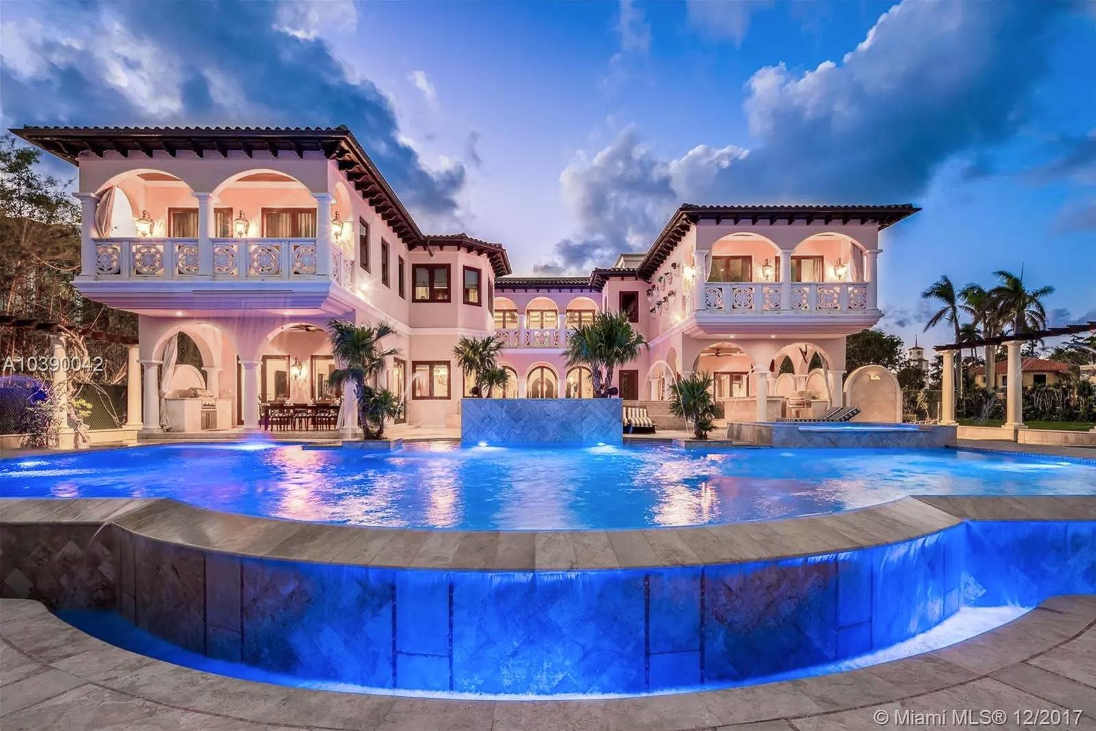 MASSIVE Miami Beach MEGA Mansion | Video Tour in Comments