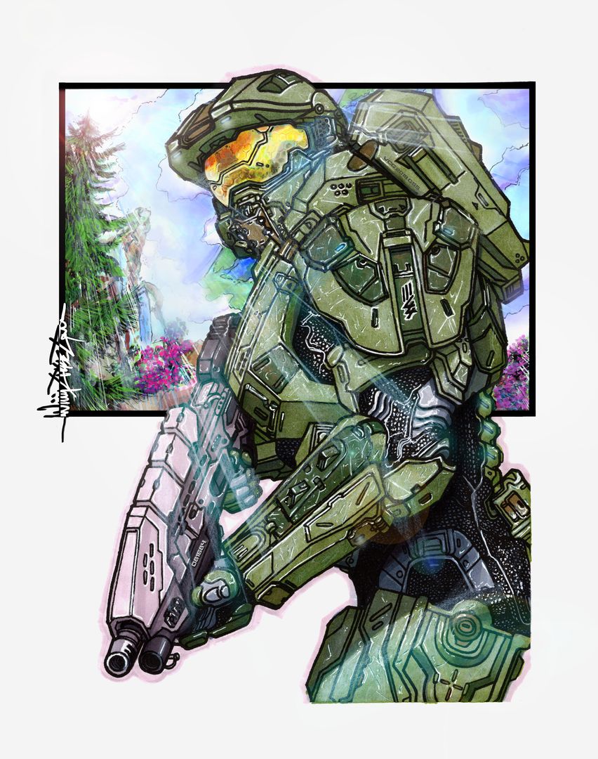 Master Chief by Chase Gray