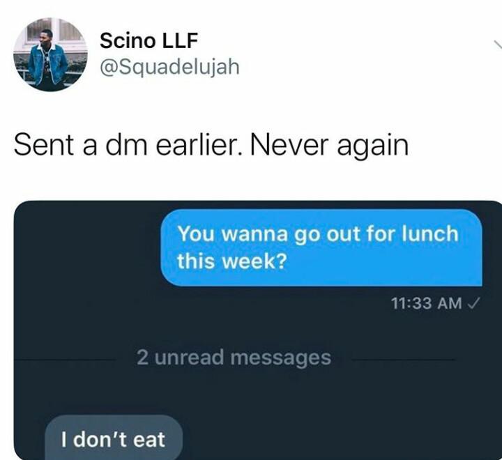 Maybe they’re fasting???