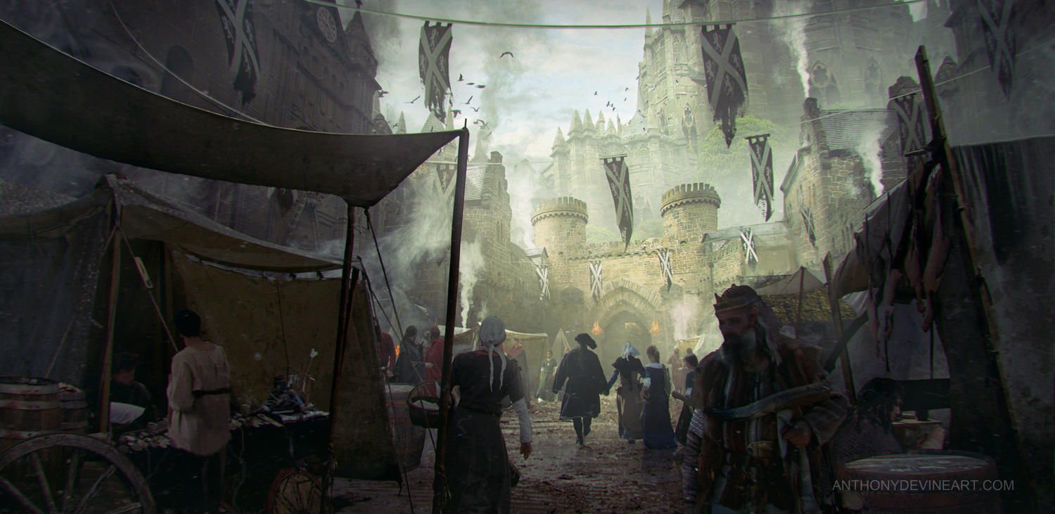 Medieval Market by Anthony Devine