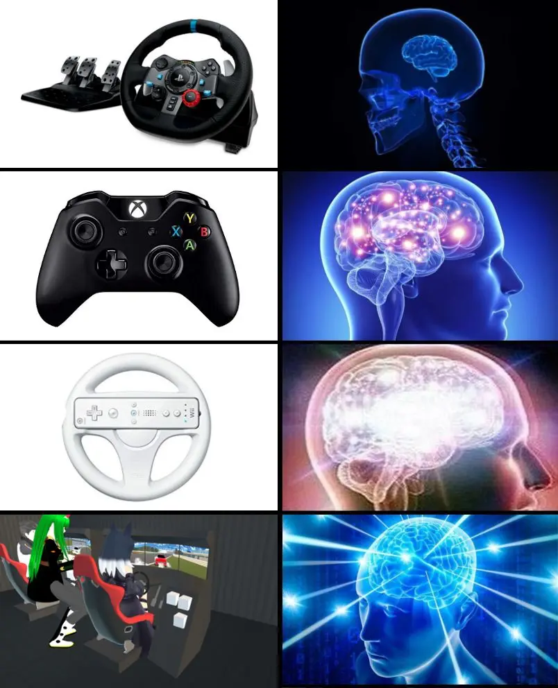 [Meme] Racing sims | Scrolller