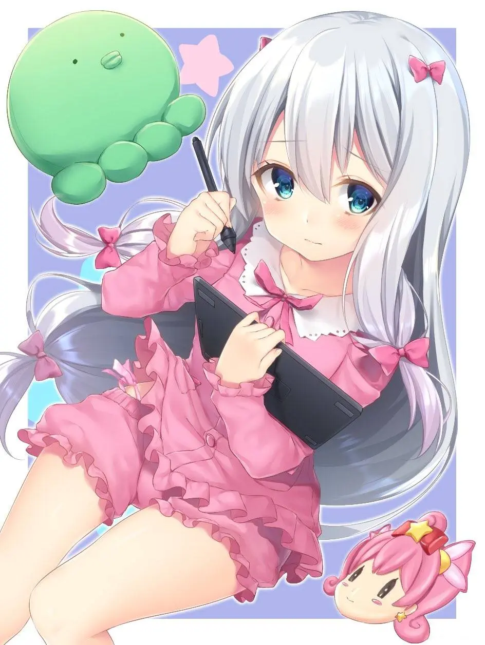 Meruru mask seems to be looking at something. [Eromanga-sensei] | Scrolller