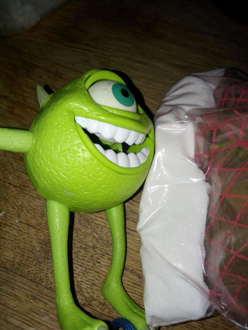 mike wazowski is happy