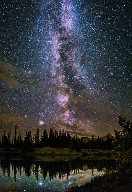 Milky Way over Forgetmenot Pond