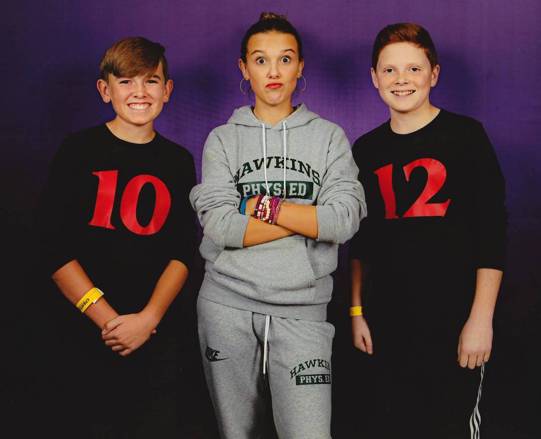 Millie with fans on StrangerCon