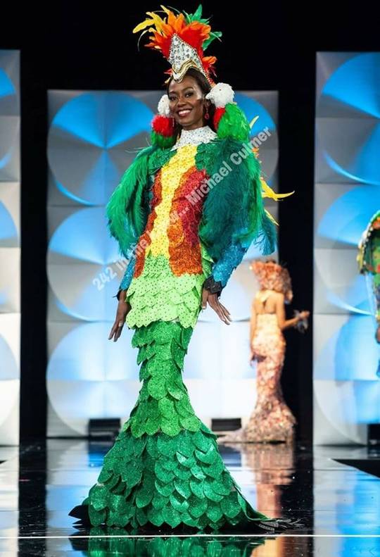 Miss Bahamas' National Costume at Miss Universe