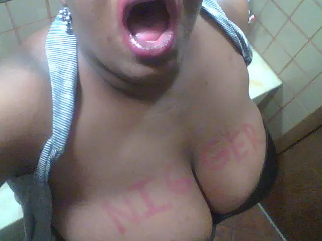 Mixed raceplay body writing and signs featuring Black and white women from JesusRaves