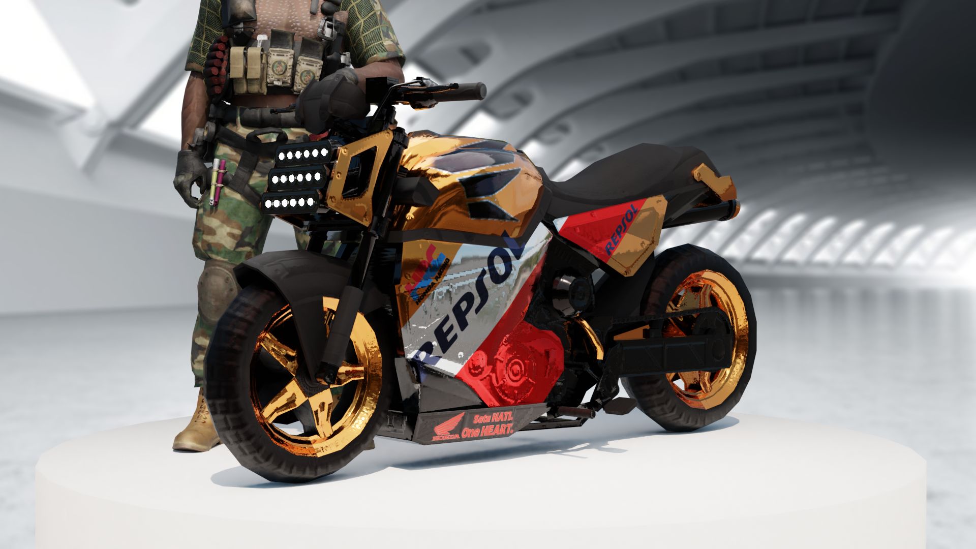 Motorcycle skins concept, CODM x Honda | Scrolller