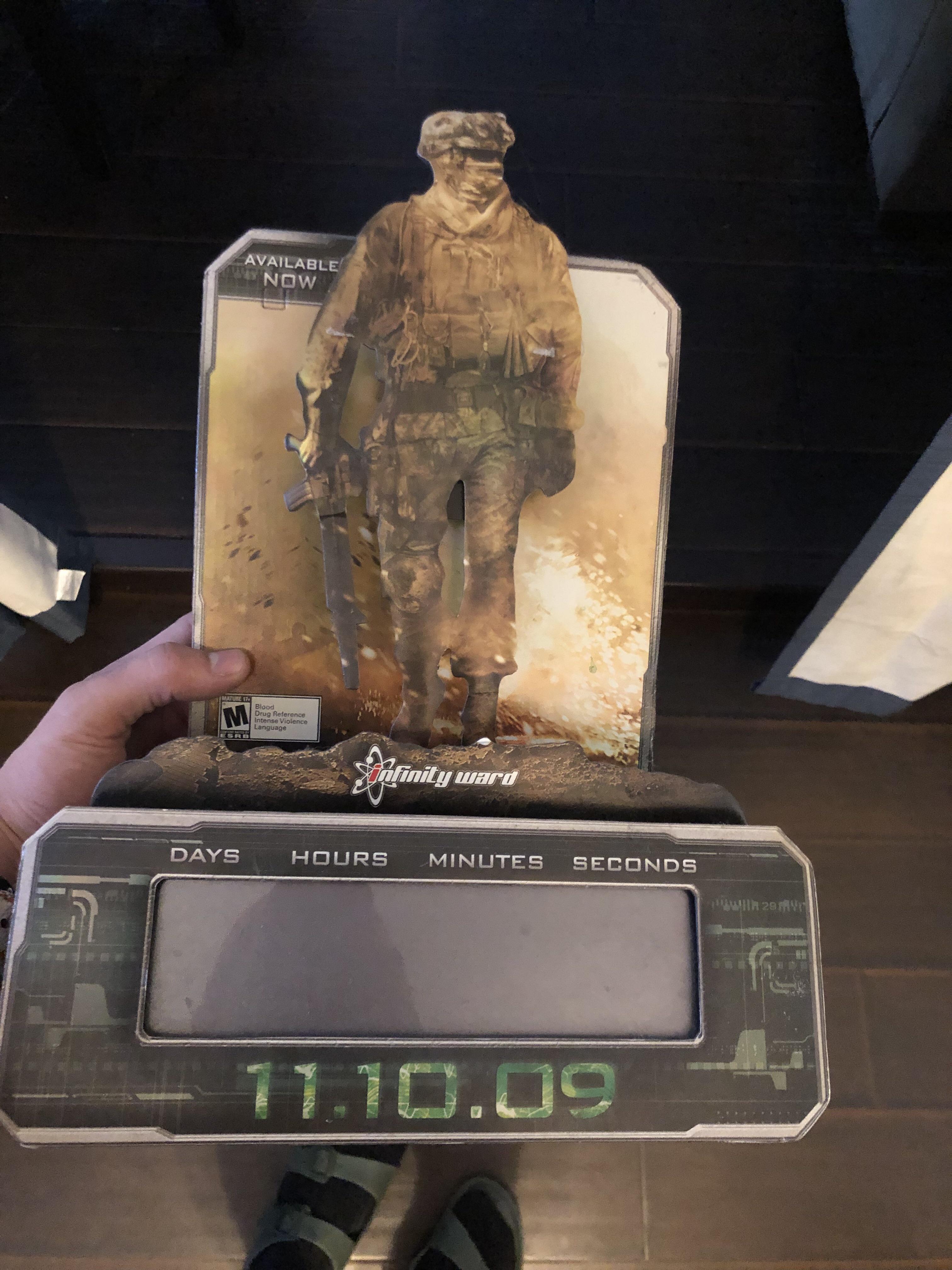 [MW2] still have my countdown clock that I won at my local GameStop ...