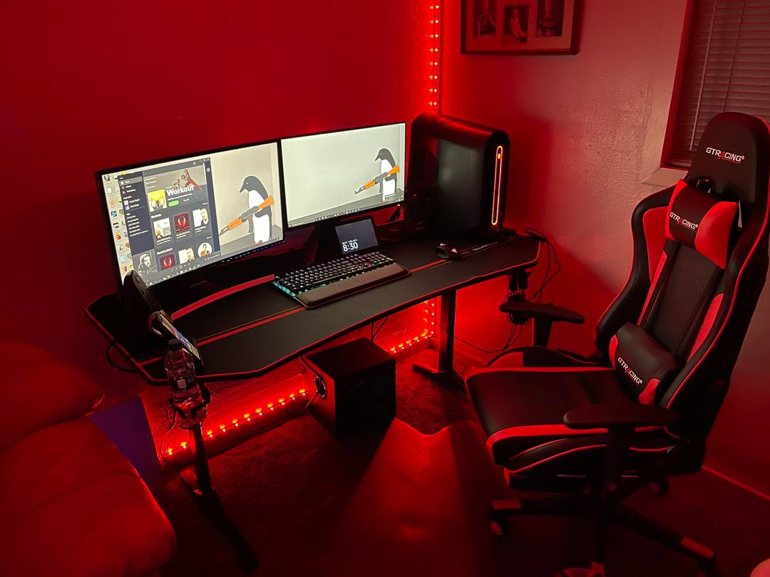 My 13 year old sons setup