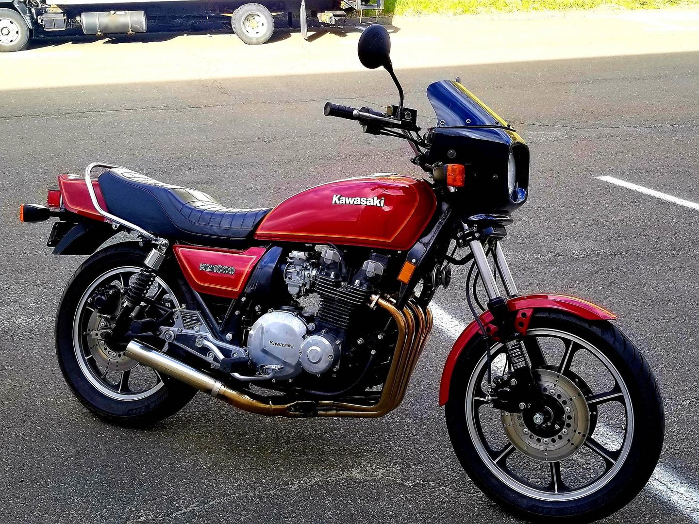 My 1981 KZ1000. Rebuilt from multiple boxes of parts sitting in my friends garage since 1983.