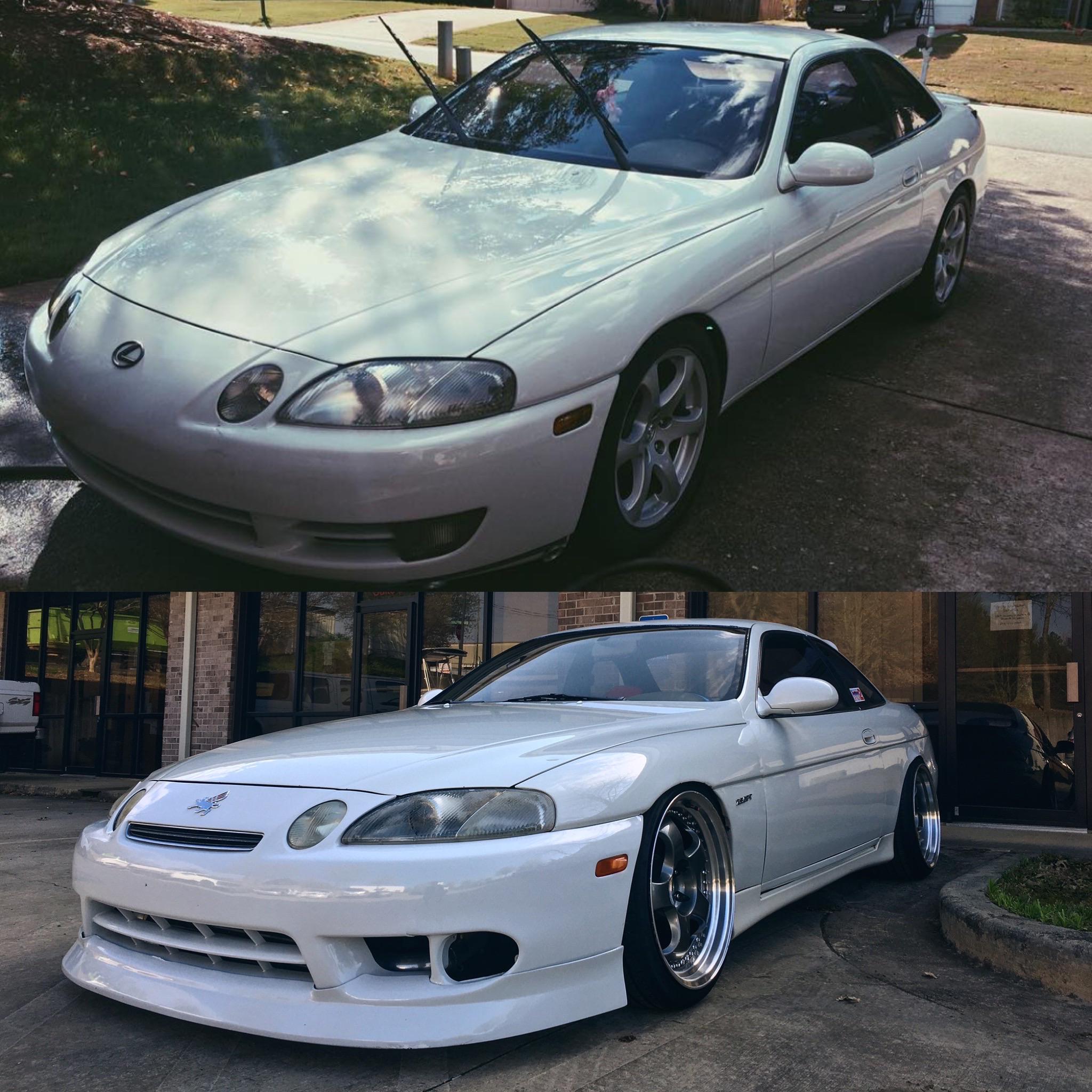My 1992 Sc300 5 year transformation! Top was the first day I picked her ...