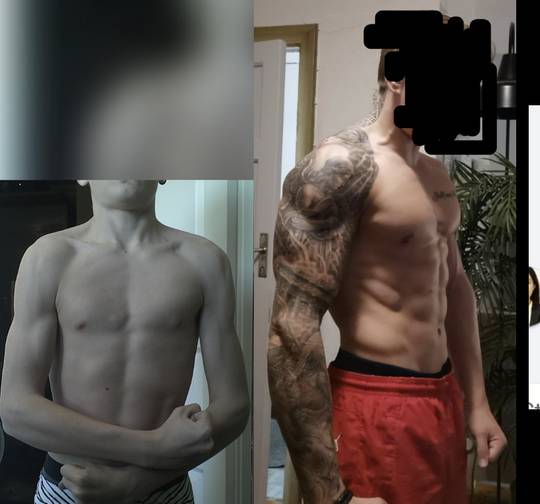 my 4 1/2 year body transformation.