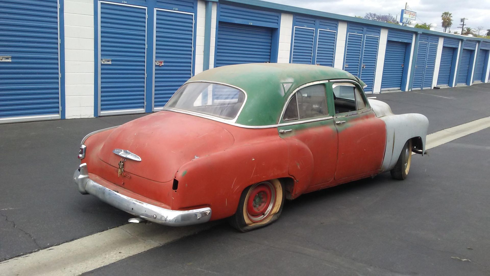 My 51 Chevy Deluxe finally taking it out of stores after 25 years time to fix it up