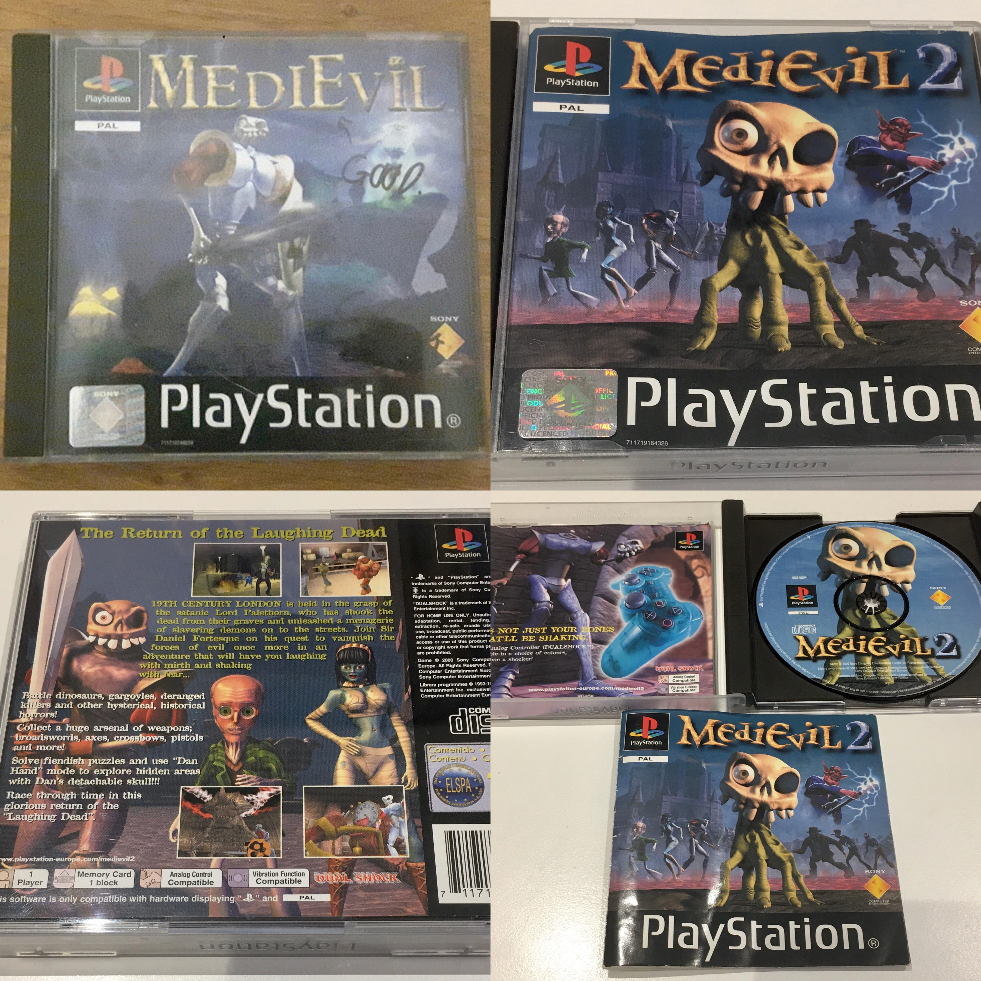 My complete PS1 collection! My original PS1 MediEvil is signed by ...