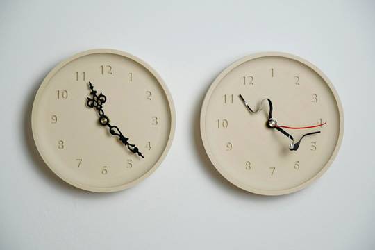 My finished clock and cursed clock