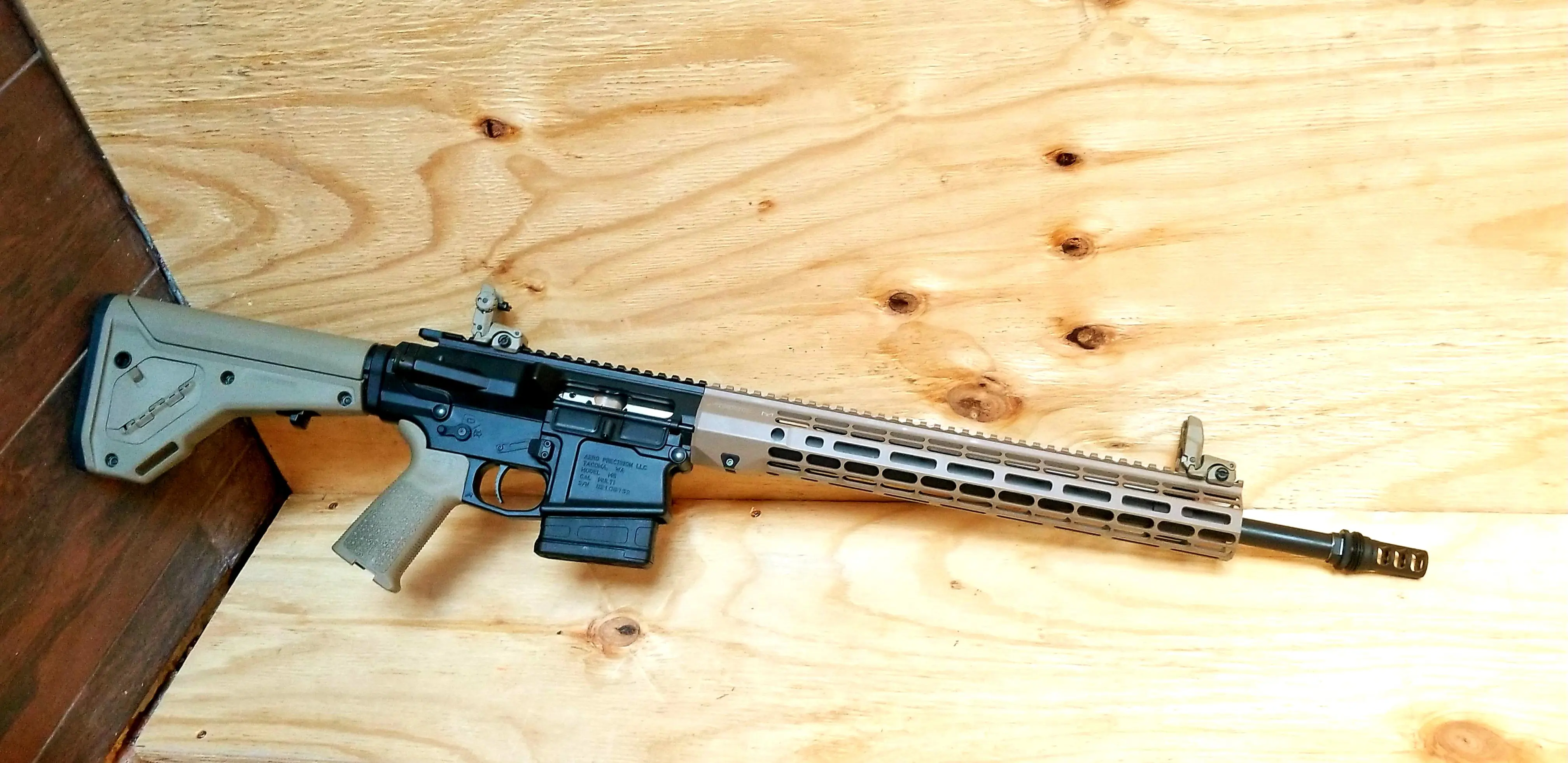 My first AR10 build: Aero M5 upper/lower, aero 18