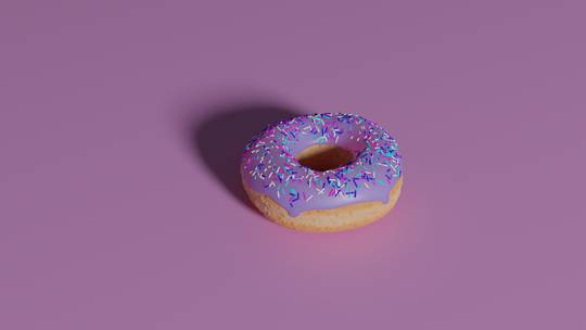 My first blender creation. Yes, it's from Blender Guru's tutorial.