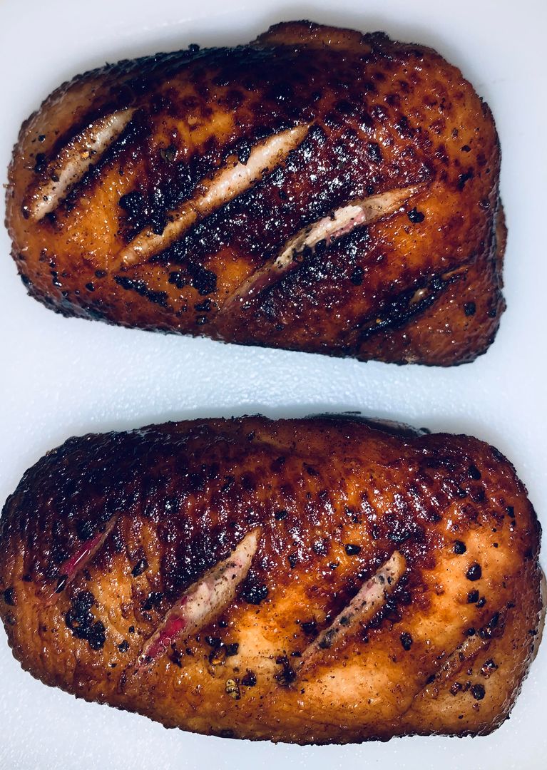 My first time making duck breast!