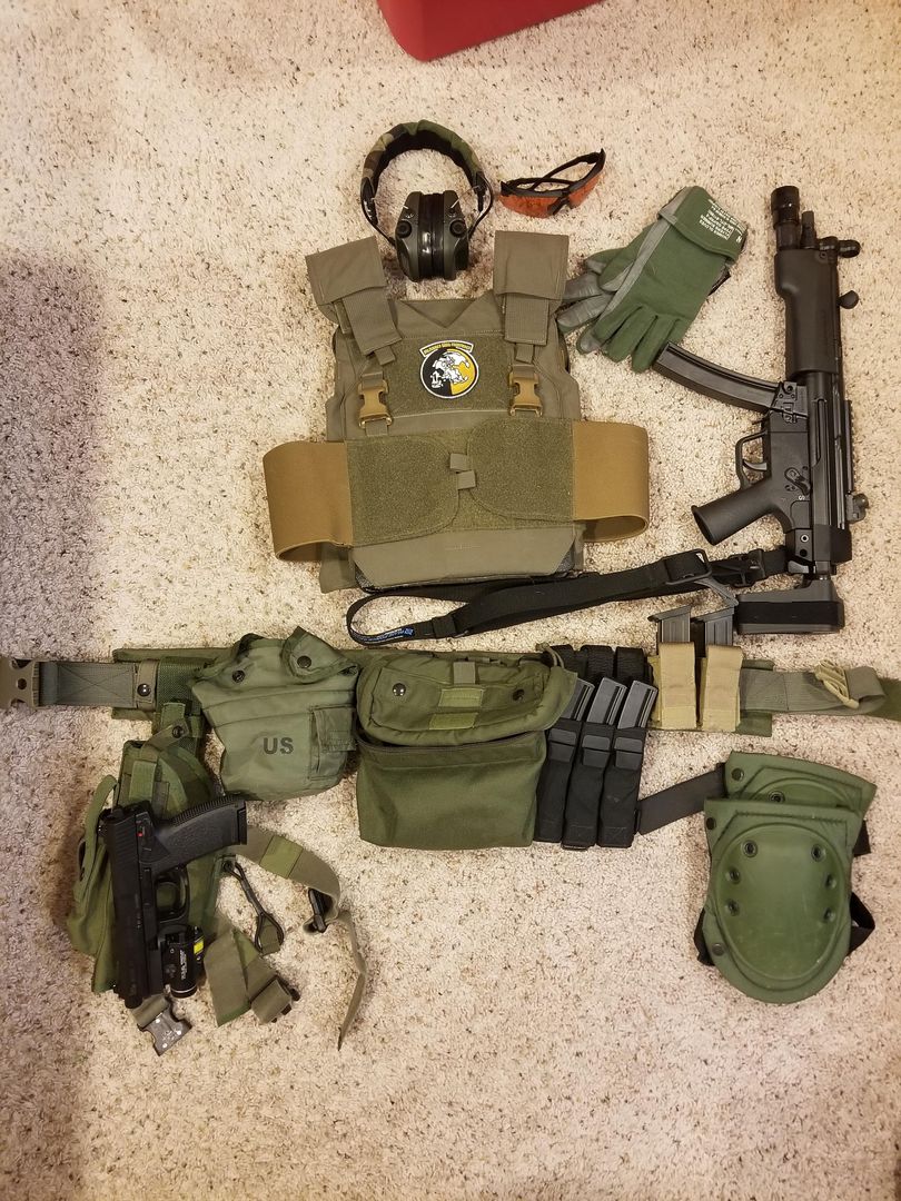 My Frankenstein's Monster Style MP5 Setup - not "high speed", but does the trick.